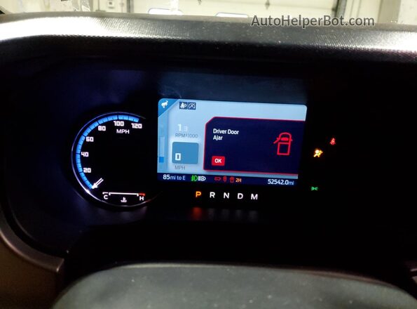 1FMEE5DP8MLA87979 2021 FORD BRONCO Синий Вид щитка приборов
