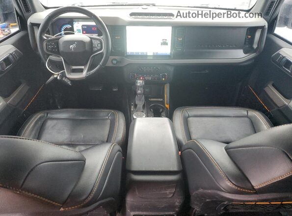 1FMEE5DPXNLA84017 2022 FORD BRONCO Black Առջևի վահանակի տեսք