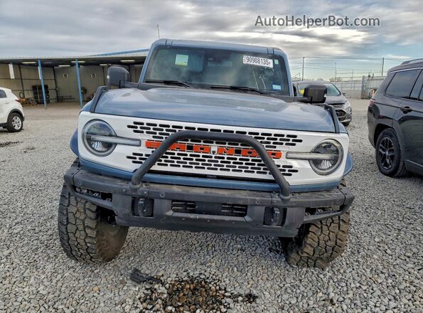 1FMEE5DPXPLB37978 2023 FORD BRONCO Blue Front view