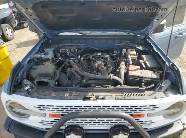 1FMEE5DPXPLB37978 2023 FORD BRONCO Blue Engine compartment view