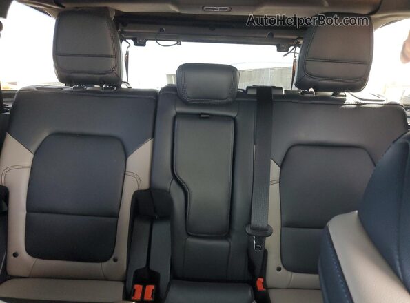 1FMEE5DPXPLB37978 2023 FORD BRONCO Blue Rear seats view