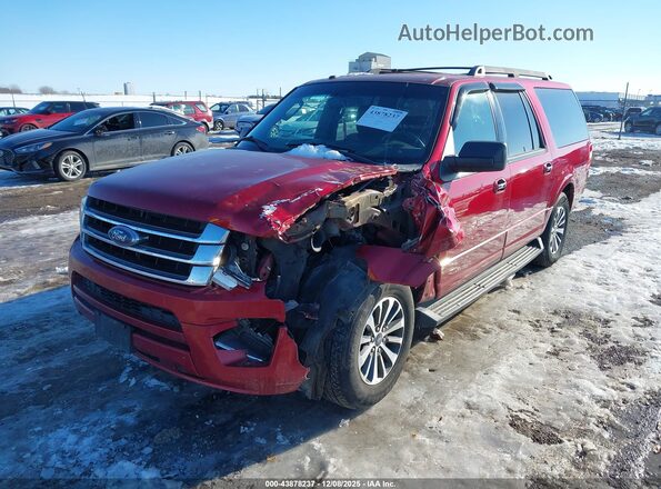 1FMJK1HT3HEA79077 2017 FORD EXPEDITION EL Бордовый 