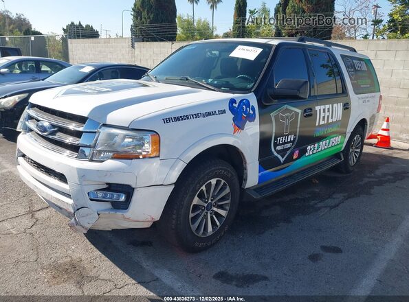 1FMJK1HT8HEA57740 2017 FORD EXPEDITION EL White Передня ліва чверть