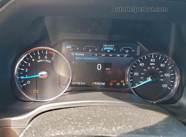 1FMJK1KT3MEA27533 2021 FORD EXPEDITION Silver Instrument cluster view