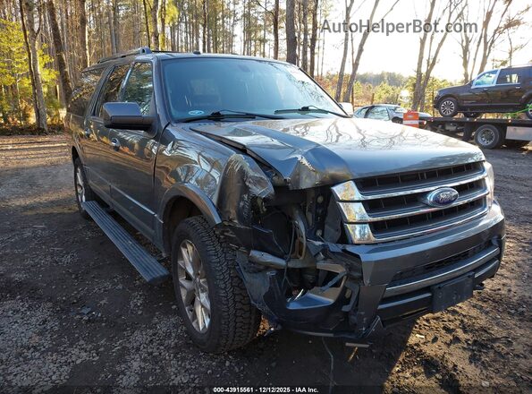1FMJK2AT2HEA10185 2017 FORD EXPEDITION MAX Gray Front view
