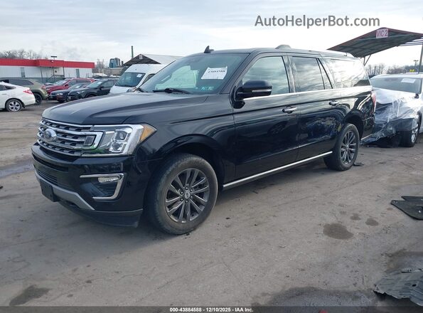 1FMJK2AT2MEA42189 2021 FORD EXPEDITION Black წინა მარცხენა ხედი სამი მეოთხედიდან