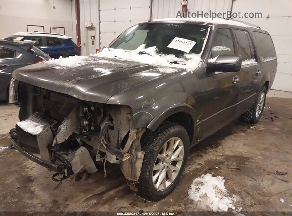 1FMJK2AT3GEF47078 2016 FORD EXPEDITION MAX Gray Front left