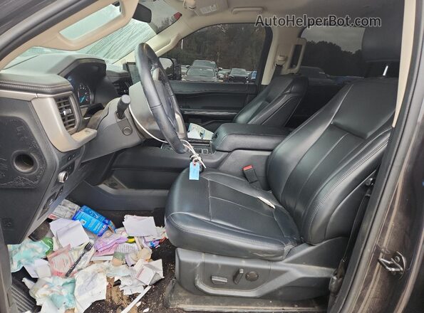 1FMJU1HT7NEA35895 2022 FORD EXPEDITION Black Widok wnętrza z przodu