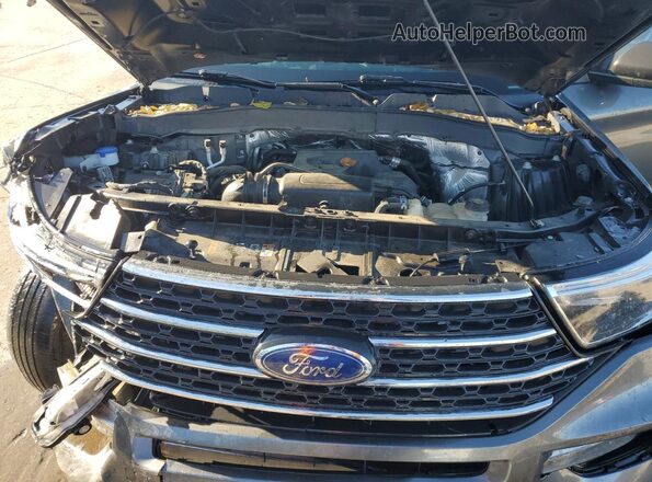 1FMSK7DH0LGA10191 2020 FORD FORD EXPLORER Gray Vista del compartimento del motor