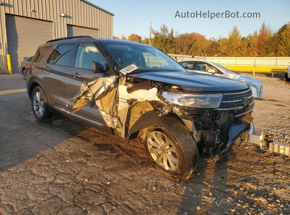 1FMSK7DH1RGA10886 2024 FORD FORD EXPLORER Charcoal Front right