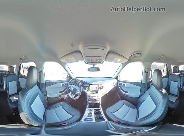 1FMSK7DH2NGC44819 2022 FORD FORD EXPLORER White Панорамний вид салону 360°