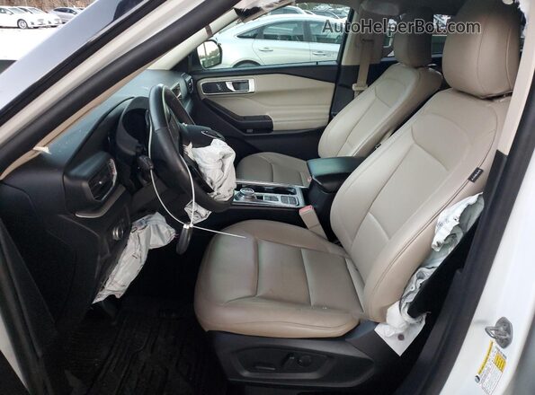 1FMSK7DH4LGB18202 2020 FORD FORD EXPLORER White Widok wnętrza z przodu