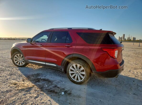 1FMSK7FH1MGB49812 2021 FORD FORD EXPLORER Red უკანა მარცხენა