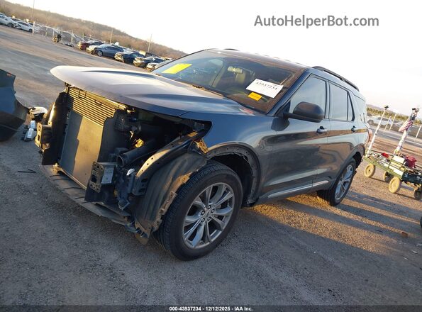 1FMSK8DH0LGA27014 2020 FORD FORD EXPLORER Серый Передняя левая четверть