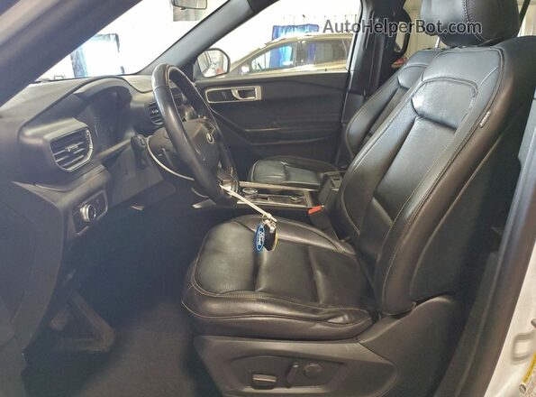 1FMSK8DH0LGA75189 2020 FORD FORD EXPLORER White Vista interior delantera