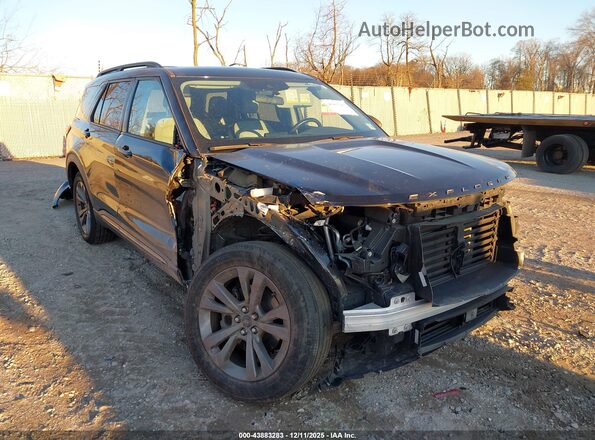 1FMSK8DH0MGA67062 2021 FORD FORD EXPLORER Black Vista frontal