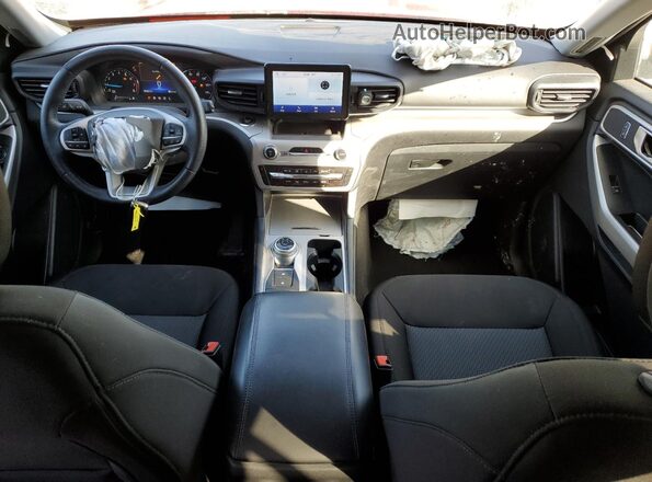 1FMSK8DH1NGA12833 2022 FORD FORD EXPLORER Maroon Dashboard view