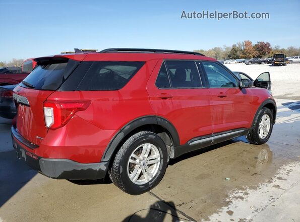 1FMSK8DH1NGA12833 2022 FORD FORD EXPLORER Maroon Rear right
