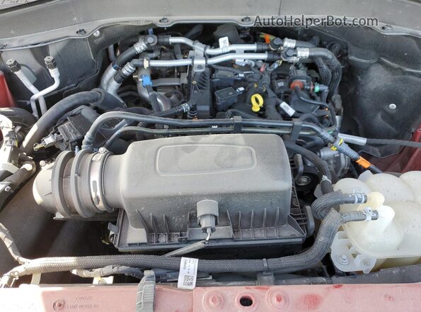 1FMSK8DH1NGA12833 2022 FORD FORD EXPLORER Maroon Engine compartment view