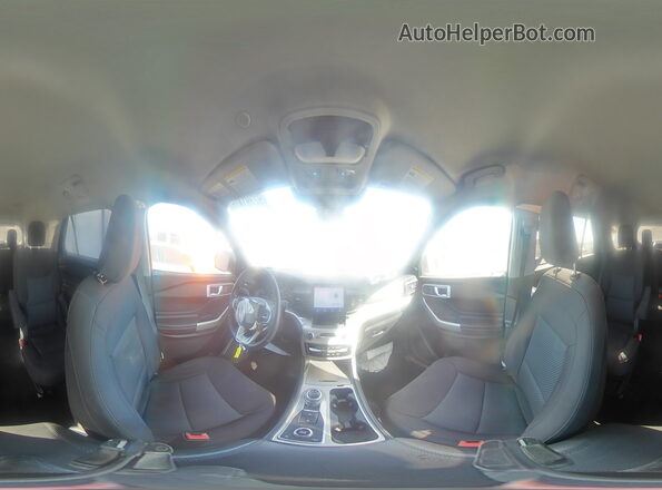 1FMSK8DH1NGA12833 2022 FORD FORD EXPLORER Maroon 360 interior view