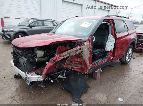 1FMSK8DH1RGA55218 2024 FORD FORD EXPLORER Красный Передняя левая четверть