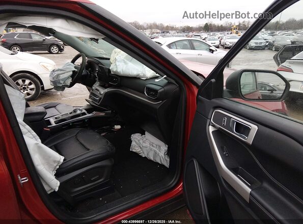 1FMSK8DH1RGA55218 2024 FORD FORD EXPLORER Красный Вид салона спереди