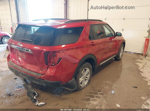 1FMSK8DH3RGA20163 2024 FORD FORD EXPLORER Red Rear right