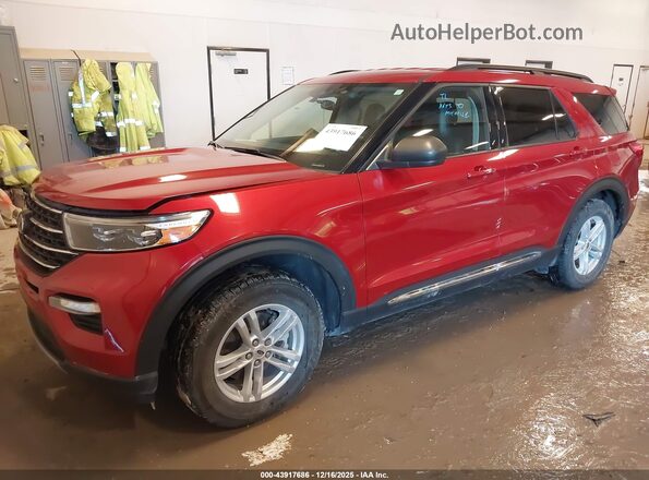 1FMSK8DH3RGA20163 2024 FORD FORD EXPLORER Red Front left