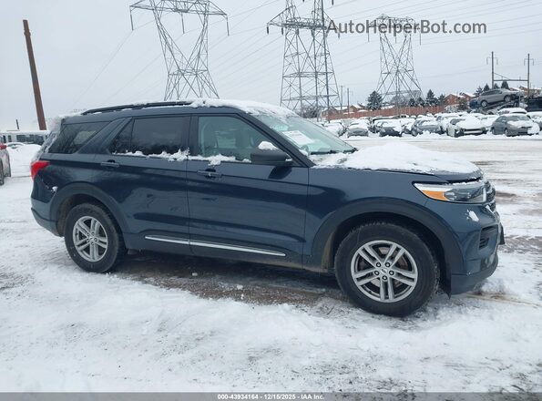 1FMSK8DH3RGA24682 2024 FORD FORD EXPLORER Blue Սալոնի 360 աստիճան տեսք