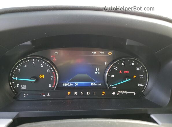 1FMSK8DH4RGA58680 2024 FORD FORD EXPLORER Silver Instrument cluster view