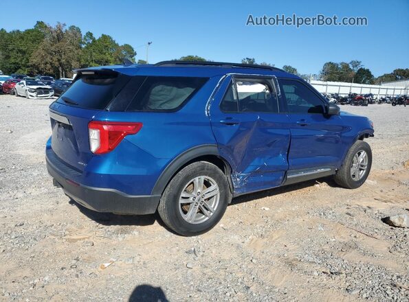 1FMSK8DH5NGA06694 2022 FORD FORD EXPLORER Blue Rear right