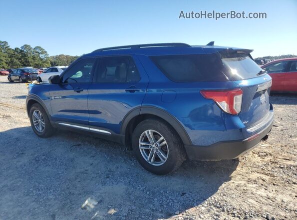 1FMSK8DH5NGA06694 2022 FORD FORD EXPLORER Blue Rear left