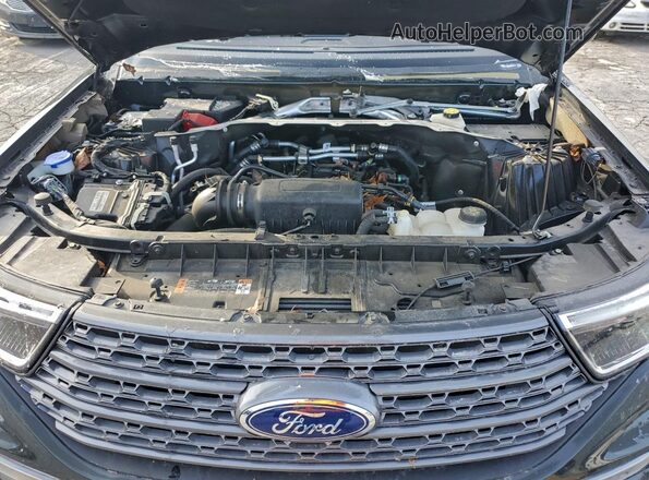 1FMSK8DH5NGC45954 2022 FORD FORD EXPLORER Charcoal ძრავის განყოფილების ხედი