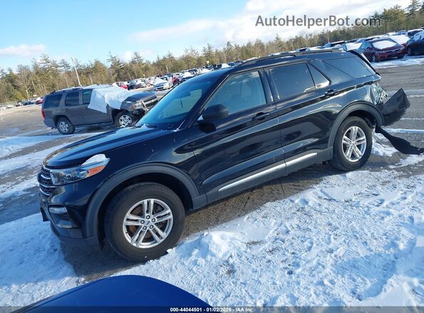 1FMSK8DH6LGC84579 2020 FORD FORD EXPLORER Black წინა მარცხენა ხედი სამი მეოთხედიდან