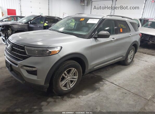 1FMSK8DH9NGC17865 2022 FORD FORD EXPLORER Серебряный Передняя левая четверть