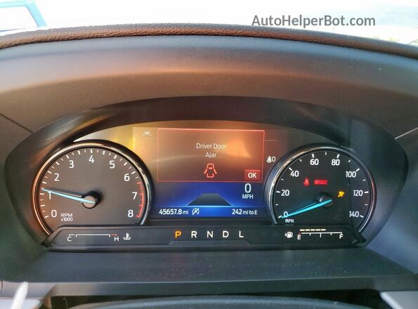 1FMSK8DH9RGA69819 2024 FORD FORD EXPLORER Silver ხელსაწყოთა პანელის ხედი