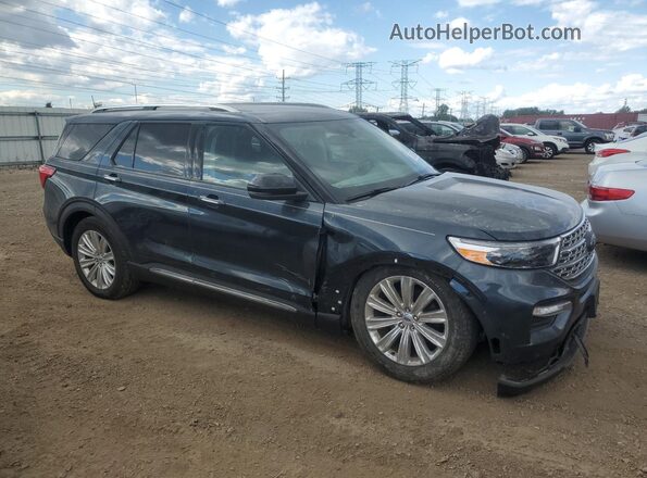 1FMSK8FH3RGA65911 2024 FORD FORD EXPLORER Blue Front right