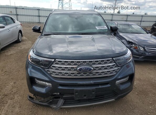 1FMSK8FH3RGA65911 2024 FORD FORD EXPLORER Blue Front view