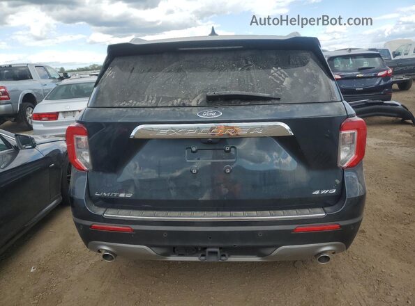 1FMSK8FH3RGA65911 2024 FORD FORD EXPLORER Blue Rear view
