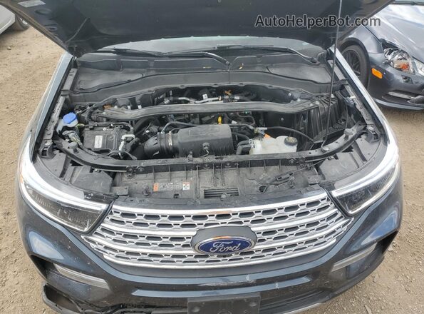 1FMSK8FH3RGA65911 2024 FORD FORD EXPLORER Blue Engine compartment view