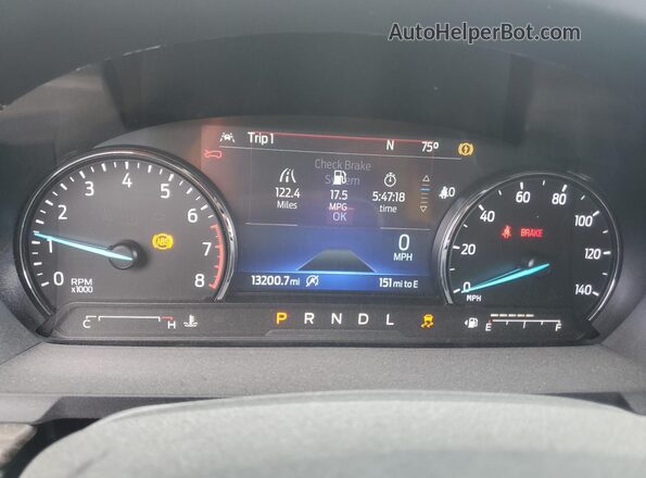 1FMSK8FH3RGA65911 2024 FORD FORD EXPLORER Blue Instrument cluster view