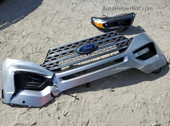 1FMSK8FH8RGA75611 2024 FORD FORD EXPLORER Silver Vista de la etiqueta del VIN