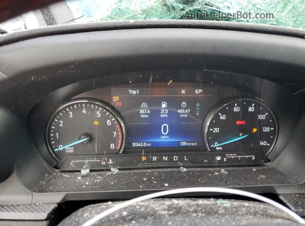 1FMSK8KH2RGA46966 2024 FORD FORD EXPLORER Charcoal Instrument cluster view