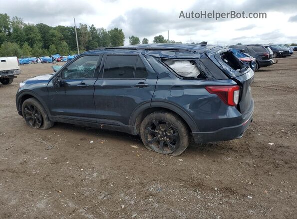 1FMSK8KH2RGA46966 2024 FORD FORD EXPLORER Charcoal Rear left