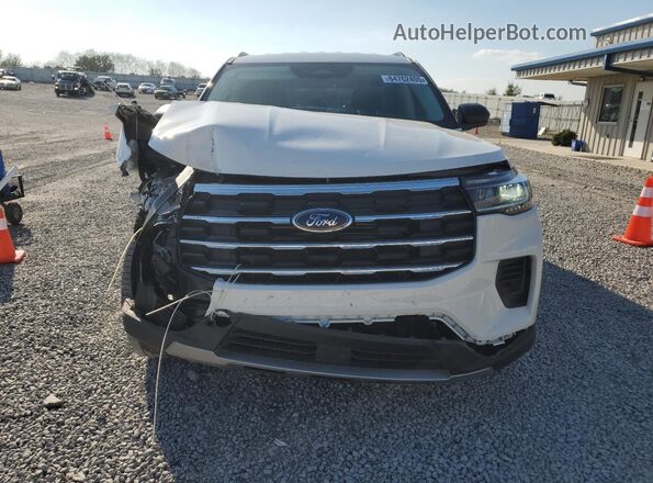 1FMUK7DH9SGA40314 2025 FORD FORD EXPLORER White Դիմացի տեսք