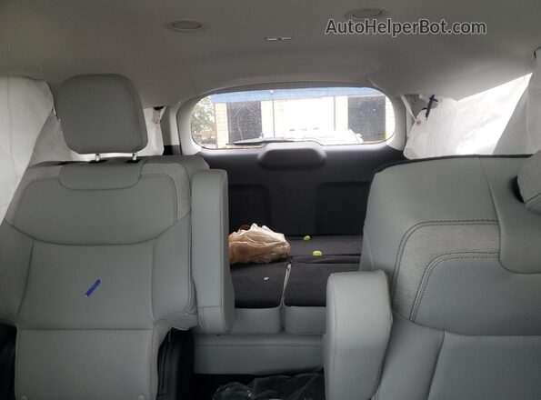 1FMUK8DH9SGC47792 2025 FORD FORD EXPLORER Gray Rear seats view