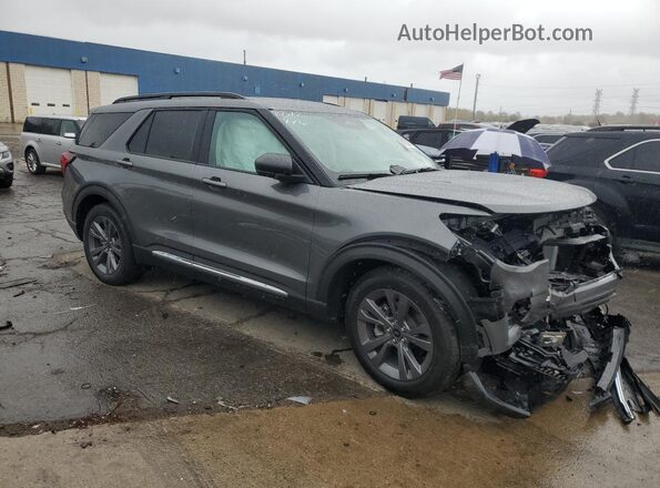 1FMUK8DH9SGC47792 2025 FORD FORD EXPLORER Gray Front right
