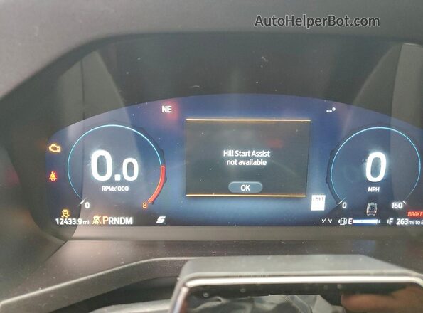 1FMWK8GC2SGA51007 2025 FORD FORD EXPLORER Black Instrument cluster view