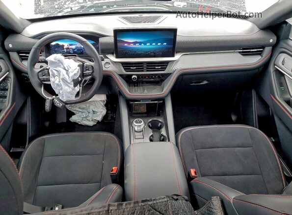 1FMWK8GC2SGA51007 2025 FORD FORD EXPLORER Black Dashboard view
