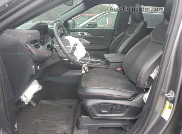 1FMWK8GCXSGA58836 2025 FORD FORD EXPLORER Gray წინა სალონის ხედი